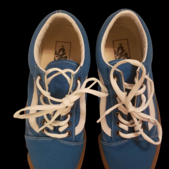 Vans Old Skool Mediterranean Blue with Gum Sole - Picture 8 of 8